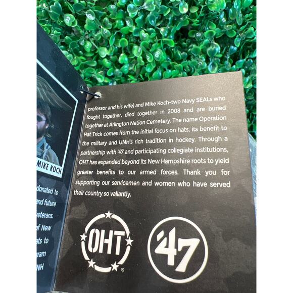 NWT Texas A&M '47 Brand Operation Hat Trick Camo Adult Adjustable Hat Veterans - Picture 7 of 10